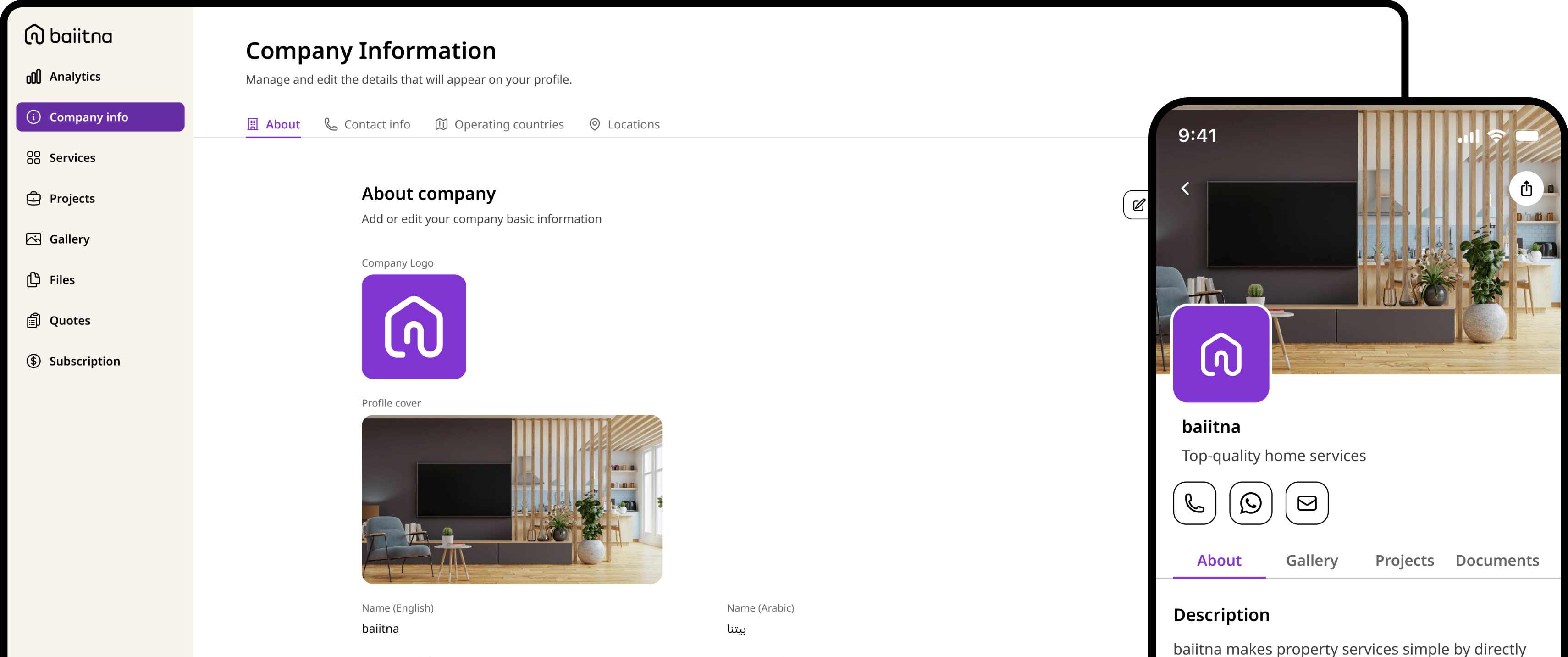 Find property services easily